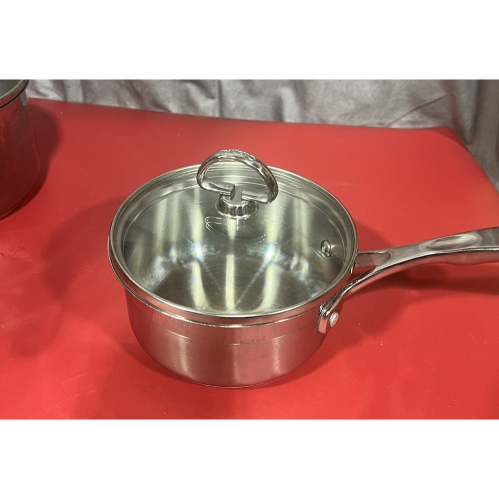 Chantal SLIN35-160 Induction 21 Steel Saucepan, 1.5 quart, Stainless